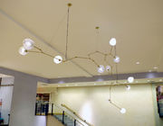 Dekorativer Hotel-Leuchter für Küchen-Raum, Licht-Leuchter Hand-Brown-Glas-10