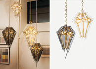 Hand- Schnitt-abgeschrägte Glassuspendierungs-Licht Dinning-Raum-gotische Art-lichtdurchlässige Lampen